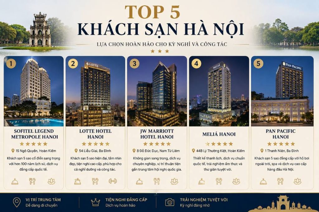 Top 5 Khách Sạn Hà Nội
