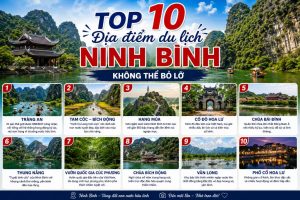 Top 10 địa điểm du lịch Ninh Bình